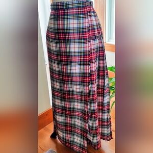 Lord & Taylor Vintage Scottish Plaid Skirt